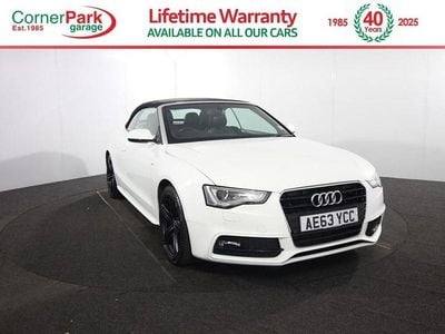 Used Audi A5 Cabriolet S-Line 225 HP (165 kW) 2013 White Cabriolet