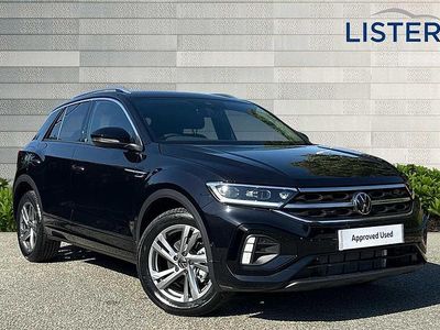 Black Used 2025 VW T-Roc R-line SUV | £27,461 (Fair price)