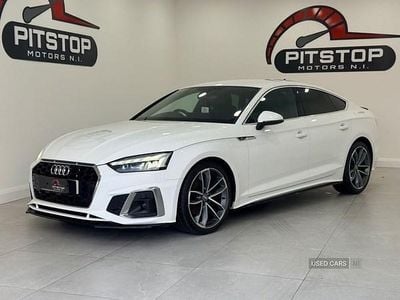 White Used 2020 Audi A5 S-Line Hatchback | £21,490 (Fair price)