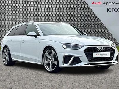 Used Audi A4 S-Line 200 HP (147 kW) 2023 White Estate