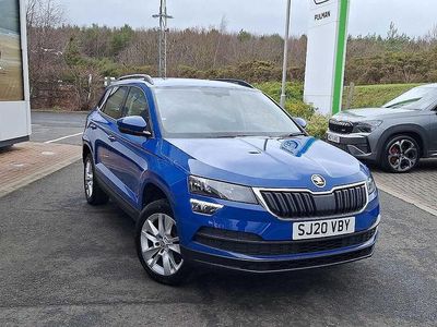 Used Skoda Karoq SE Technology 115 HP (84 kW) 2020 Energy blue SUV