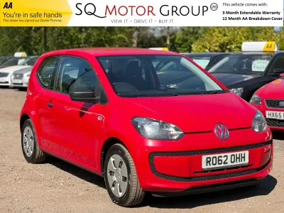 Begagnad VW up! take up! 60 HK (44 kW) 2012 Röd Halvkombi