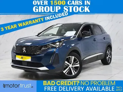 Käytetty Peugeot 3008 Allure 130 HP (95 kW) 2024 Sininen Katumaasturi