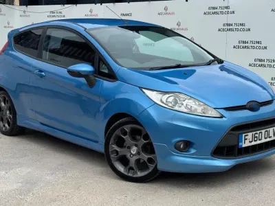 Used Ford Fiesta Zetec 95 HP (69 kW) 2010 Blue Hatchback