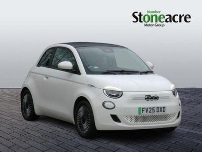 New Fiat 500e 86 kW (118 HP) 2025 White Cabriolet