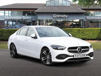 White Used 2023 Mercedes C200 Exclusive Luxury Sedan | £24,742 (Expensive)