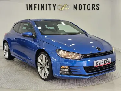 Used VW Scirocco R-line 184 HP (135 kW) 2015 Blue Coupe