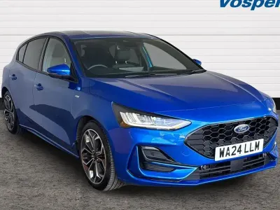 Used Ford Focus ST-Line X 153 HP (112 kW) 2024 Blue Hatchback
