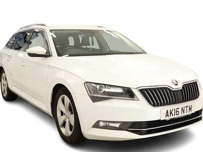 Used Skoda Superb GreenLine 120 HP (88 kW) 2016 White Estate