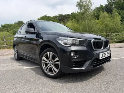 Used BMW X1 Sport Line 140 HP (102 kW) 2018 Black SUV