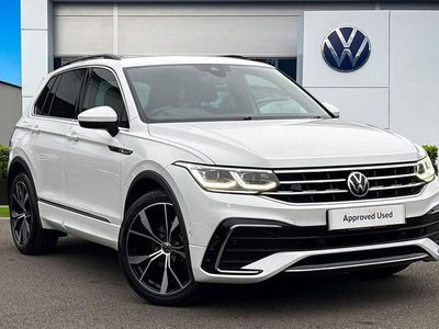 Used VW Tiguan R-line 150 HP (110 kW) 2021 White SUV