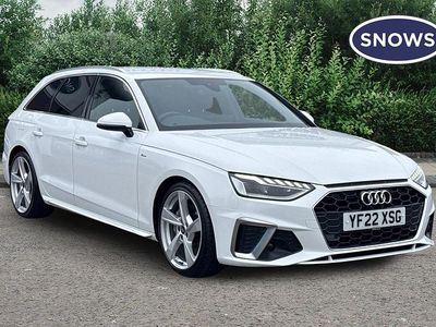 Used Audi A4 S-Line 204 HP (150 kW) 2022 White Estate