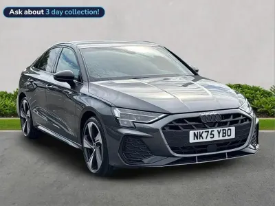 Used Audi A3 Black Edition 147 HP (108 kW) 2025 Grey Sedan