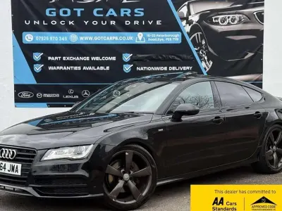 Used Audi A7 Sportback Design 241 HP (177 kW) 2014 Black Hatchback