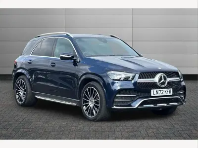 Used Mercedes GLE400 AMG line 325 HP (239 kW) 2022 Blue SUV