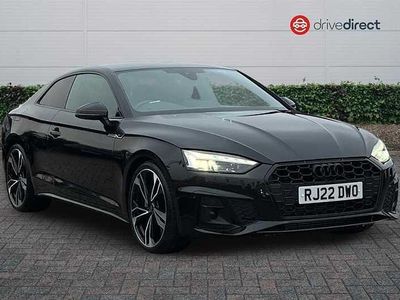 Used Audi A5 Black Edition 204 HP (150 kW) 2022 Black Coupe