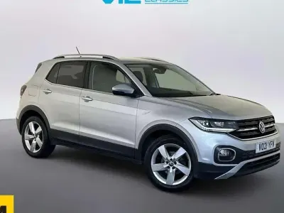 Used VW T-Cross SEL 110 HP (80 kW) 2021 Silver SUV