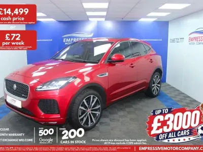 Used Jaguar E-Pace R-Dynamic 180 HP (132 kW) 2019 Red SUV