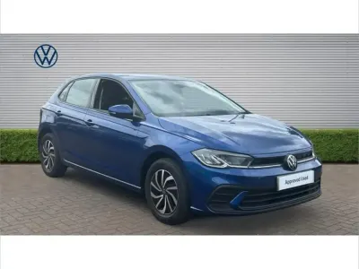 Used VW Polo Life 95 HP (69 kW) 2023 Blue Hatchback