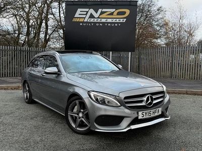 Silver Used 2015 Mercedes C250 AMG Line Premium Estate | £7,495 (Expensive)