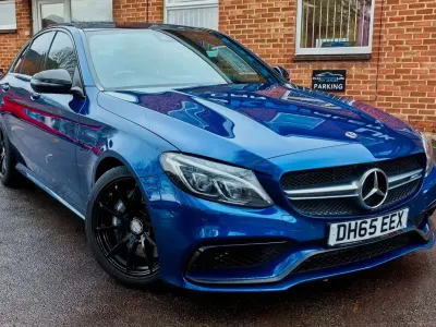 Used Mercedes C63 AMG Premium 2016 Blue Sedan