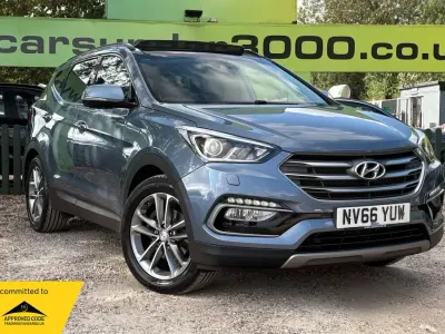 Used Hyundai Santa Fe Premium SE 200 HP (147 kW) 2017 Blue SUV