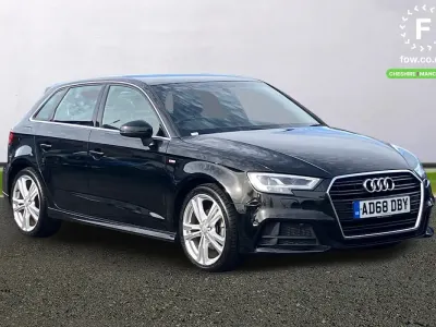 Usado Audi A3 S-Line 2019 Preto Sedan