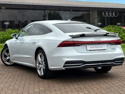 Used Audi A7 S-Line 245 HP (180 kW) 2023 White Sedan