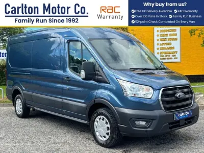 Used Ford Transit Trend 130 HP (95 kW) 2020 Blue Van