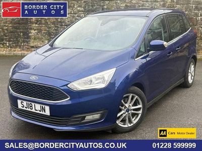 Used Ford Grand C-Max Zetec 120 HP (88 kW) 2018 Blue MPV