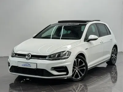 Used VW Golf VII R-line 150 HP (110 kW) 2019 White Hatchback