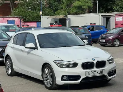 Used BMW 118 Sport Line 2017 White Hatchback