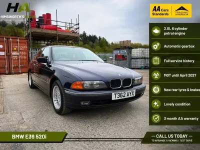 Begagnad BMW 520 1999 Blå Sedan