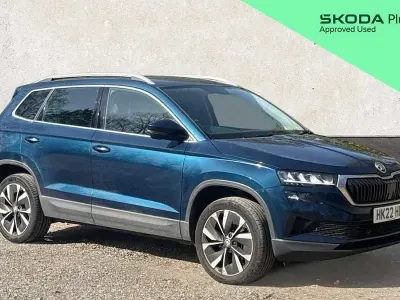 Begagnad Skoda Karoq SE L 150 HK (110 kW) 2022 Blå SUV