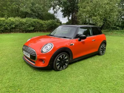 Used Mini Cooper Exclusive 2021 Orange Hatchback