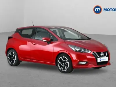 Used Nissan Micra Acenta 92 HP (67 kW) 2021 Red Hatchback