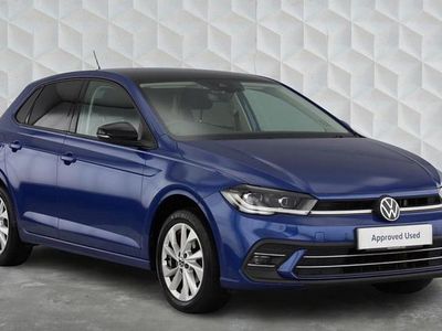 Used VW Polo Style 95 HP (69 kW) 2023 Blue Hatchback