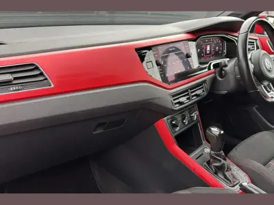 Used VW Polo GTI 200 HP (147 kW) 2021 Red Hatchback