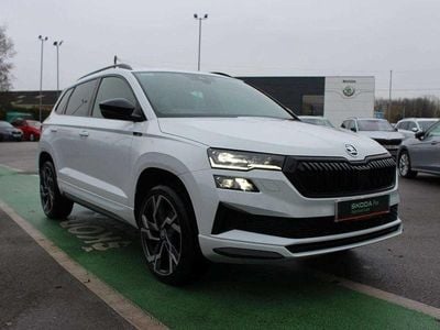 Used Skoda Karoq SportLine 110 HP (80 kW) 2022 White SUV