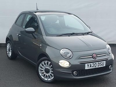 Grey Used 2020 Fiat 500 Lounge Hatchback | £8,998 (Fair price)