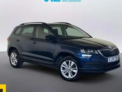 Used Skoda Karoq SE Technology 150 HP (110 kW) 2021 Blue SUV