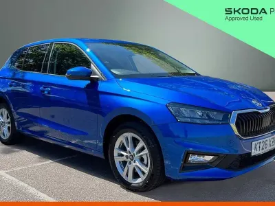 Used Skoda Fabia SE L 116 HP (85 kW) 2026 Race blue metallic Hatchback
