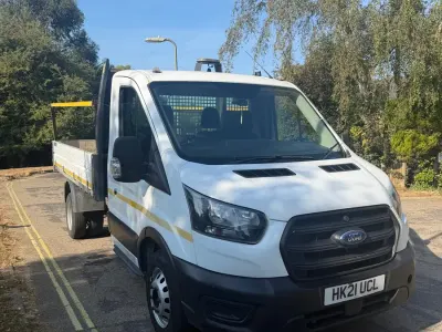 Used Ford Transit 130 HP (95 kW) 2021 White Van