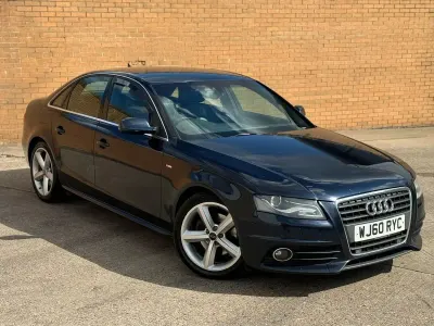 Begagnad Audi A4 2010 Blå Sedan