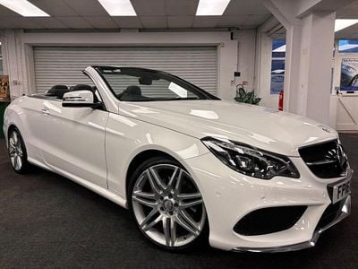 White Used 2016 Mercedes E220 AMG line Cabriolet | £15,995 (Fair price)