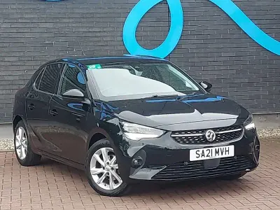 Used Vauxhall Corsa Elite 75 HP (55 kW) 2021 Black Hatchback