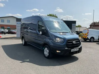 Used Ford Transit Trend 130 HP (95 kW) 2025 Blue Van