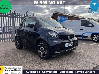Used Smart ForTwo Cabrio Premium 71 HP (52 kW) 2017 Black Cabriolet