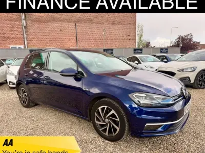 Used VW Golf VII Edition 130 HP (95 kW) 2020 Blue Hatchback