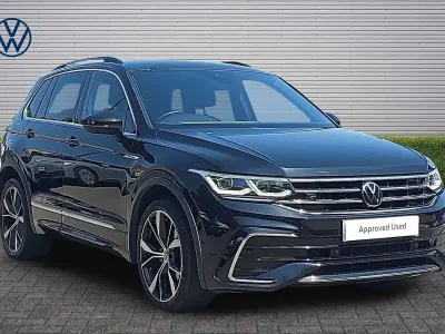 Used VW Tiguan R-line 150 HP (110 kW) 2022 Black SUV